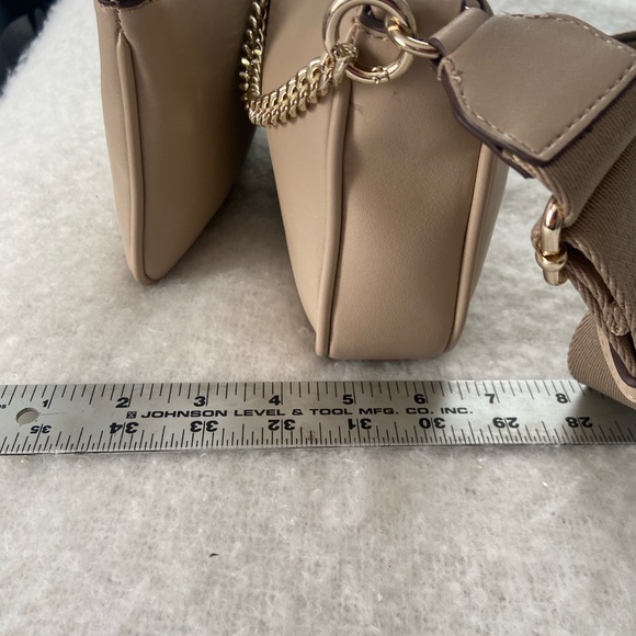 2 DKNY Bags LAINE Demi Nude Crossbody Bag And Wristlet Designer Set Duo NEW $178 - Picture 12 of 12